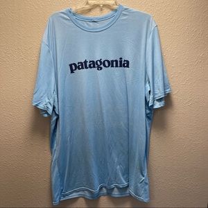 Patagonia T-shirt, Daily Capilene Baselayer, labeled as L but fits like an XL